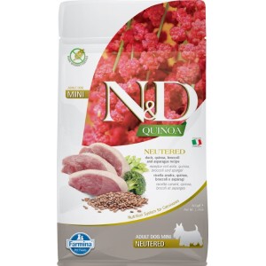 Сухой корм для собак Farmina N&D Quinoa, беззерновой, с уткой и киноа, 2,5кг