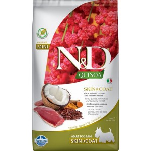 Сухой корм для собак Farmina N&D Quinoa, беззерновой, с уткой и киноа, 2,5кг