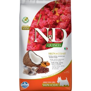 Сухой корм для собак Farmina N&D Quinoa, беззерновой, с сельдью и киноа, 2,5кг