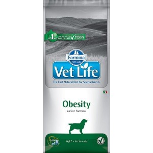 Сухой корм для собак Farmina Vet Life Obesity при сахарном диабете, 2кг