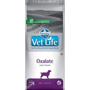 Сухой корм для собак Farmina Vet Life Oxalate для лечения и профилактики мочекаменной болезни уратного, оксалатного и цистинового типа, 2кг