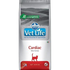 Сухой корм для кошек Farmina Vet Life Cardiac при хронической сердечной недостаточности, 2кг
