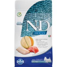Farmina N&D Ocean, с лососем, треской и дыней 2,5кг