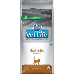 Сухой корм для кошек Farmina Vet Life Diabetic при сахарном диабете, 2кг