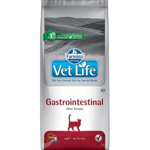 Сухой корм для кошек Farmina Vet Life Gastrointestinal при заболеваниях ЖКТ, 2кг